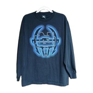 Adidas Mens Medium Shirt Notre Dame Fighting Irish Black Long Sleeve Football